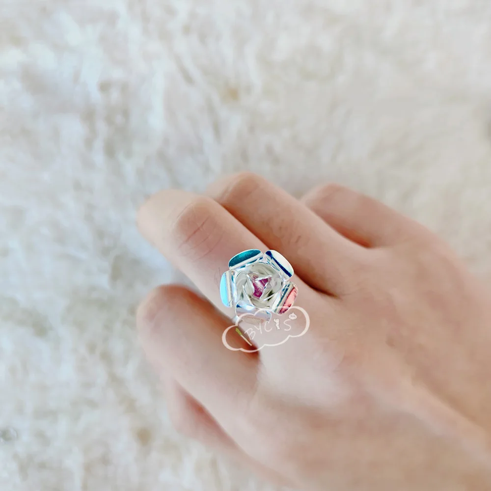 패러독스 라이브 VISTY 쿠레하 아오이 코스프레 애니메이션 이어 커프스, 귀걸이 핀, 목걸이 반지 소품, 쥬얼리 선물