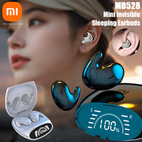 XIAOMI Wireless Earphone MD528 Ultra-thin In Ear Sleeping Earbuds Mini Invisible Headset Noise Cancelling Headphone With Mic