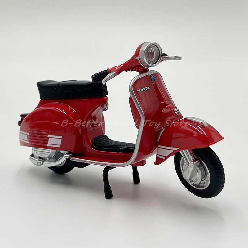 1:18 Diecast Motorcycle Model Toy 1976 Vespa 200 Rally For Collection