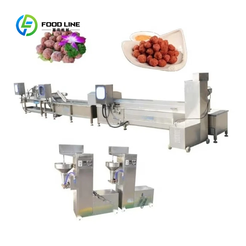Meat Ball Making Machinery Customized Large Capacity Fish Meatball Production Line Meatball Maker Machine Factory Price