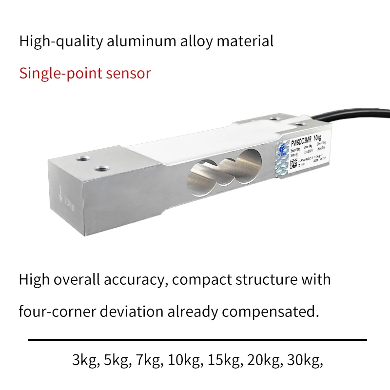 Dynamic Weighing Weight Sensor STCELLS PW6DC3MR Single Point Load Cell, High Precision, 3kg 5kg 10kg 20kg 30kg for Weighing Scal