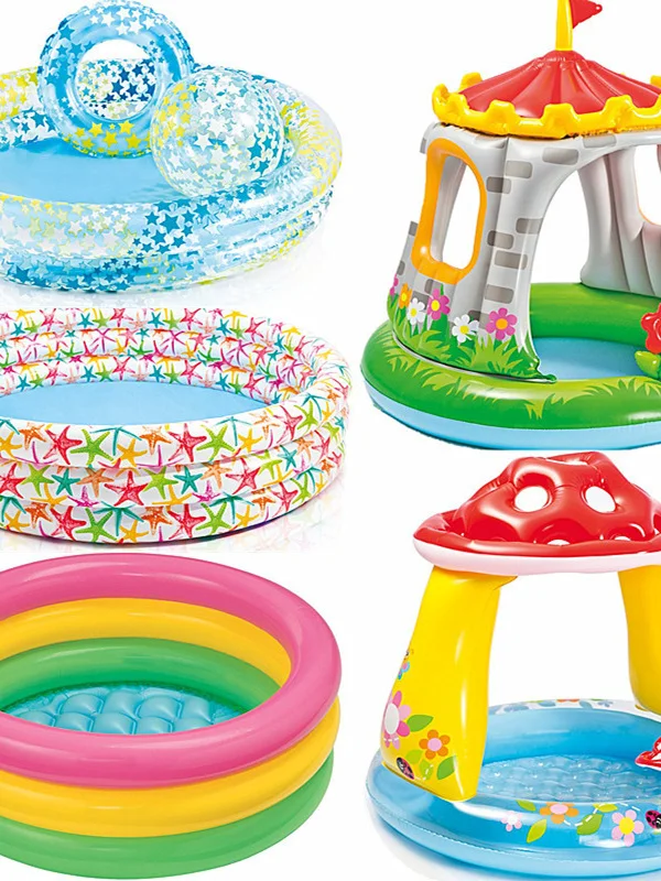 

Thiened Плавательный бассейн Детский водный игровой бассейн Fiing Pool Iatable Slide Pool для домашнего использования