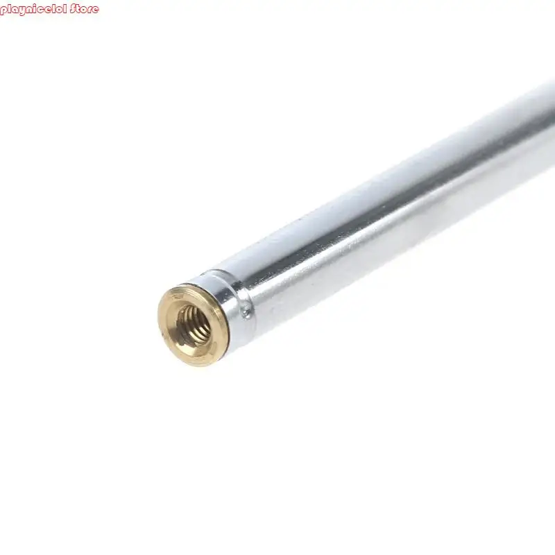 e8ba الفولاذ المقاوم للصدأ 5 قسم التلسكوبية الهوائي الهوائي الراديو العالمي HDTV راديو الصوت التلسكوبية المحول الهوائي