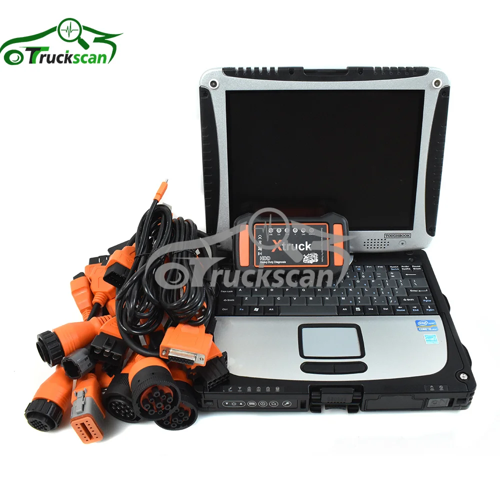 

2023 Xtruck Y009 HDD Universal Diagnostic Tool PK HT-8A Instrument Test for Heavy Duty Truck ExcavatorWith CF19 Laptop