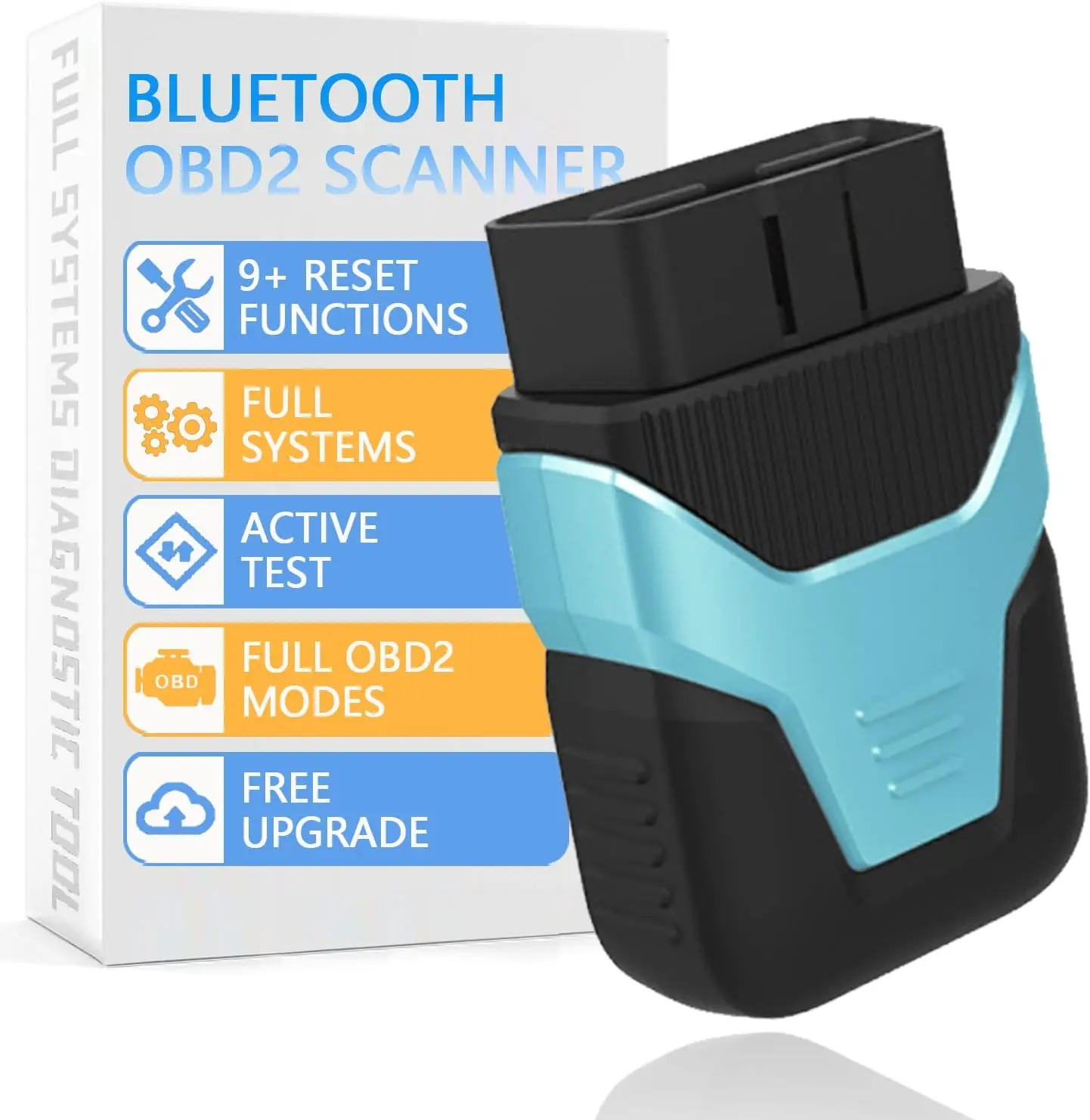 Z100 OBD2-Scanner Bluetooth 5.2, vollständiges Systemdiagnosetool, 9+ Reset-Funktionen, für iOS und Android