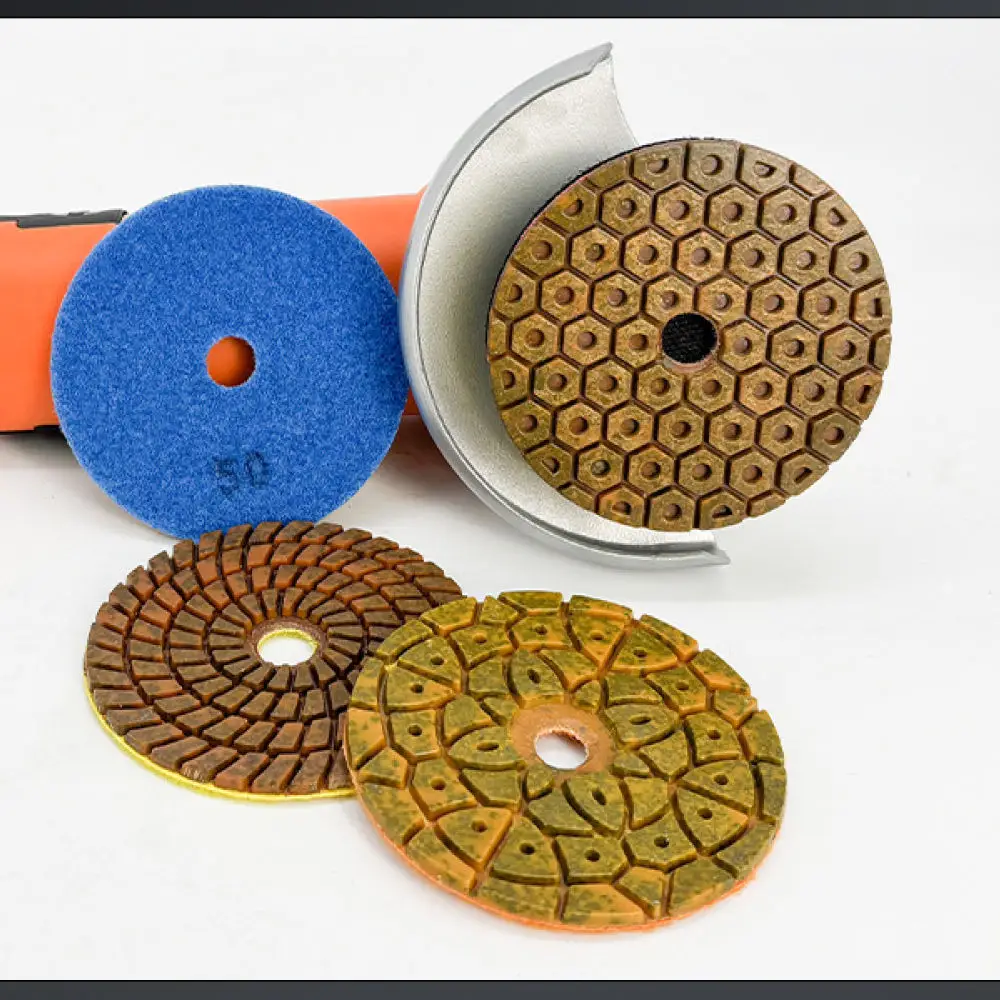 For Yiguang Diamond Grinding Pad Metal Abrasive Disc Granite Marble Surface Leveling Stone Refinishing Tool Polisher