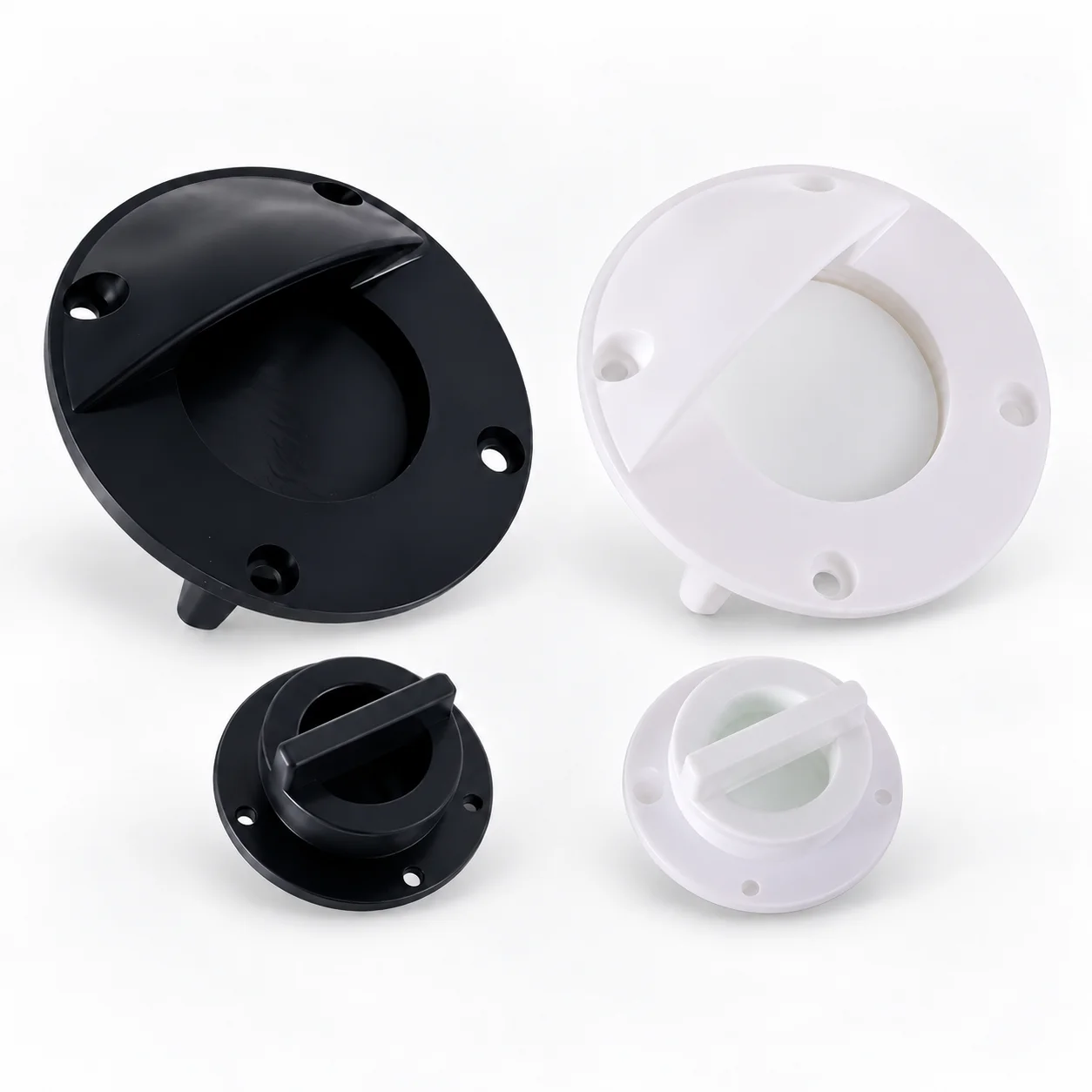 Marine Transom Drain Valve Kit with Removable Plug for Stern Board Water Release on Inflatable Boats Dinghies Kayaks and Rafts
