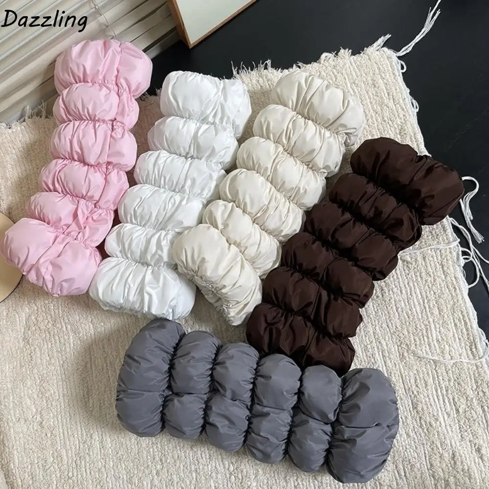 

Y2K утолщенные пуховые хлопковые гетры, пушистые однотонные свободные носки, теплые ветрозащитные ботинки, женские чехлы