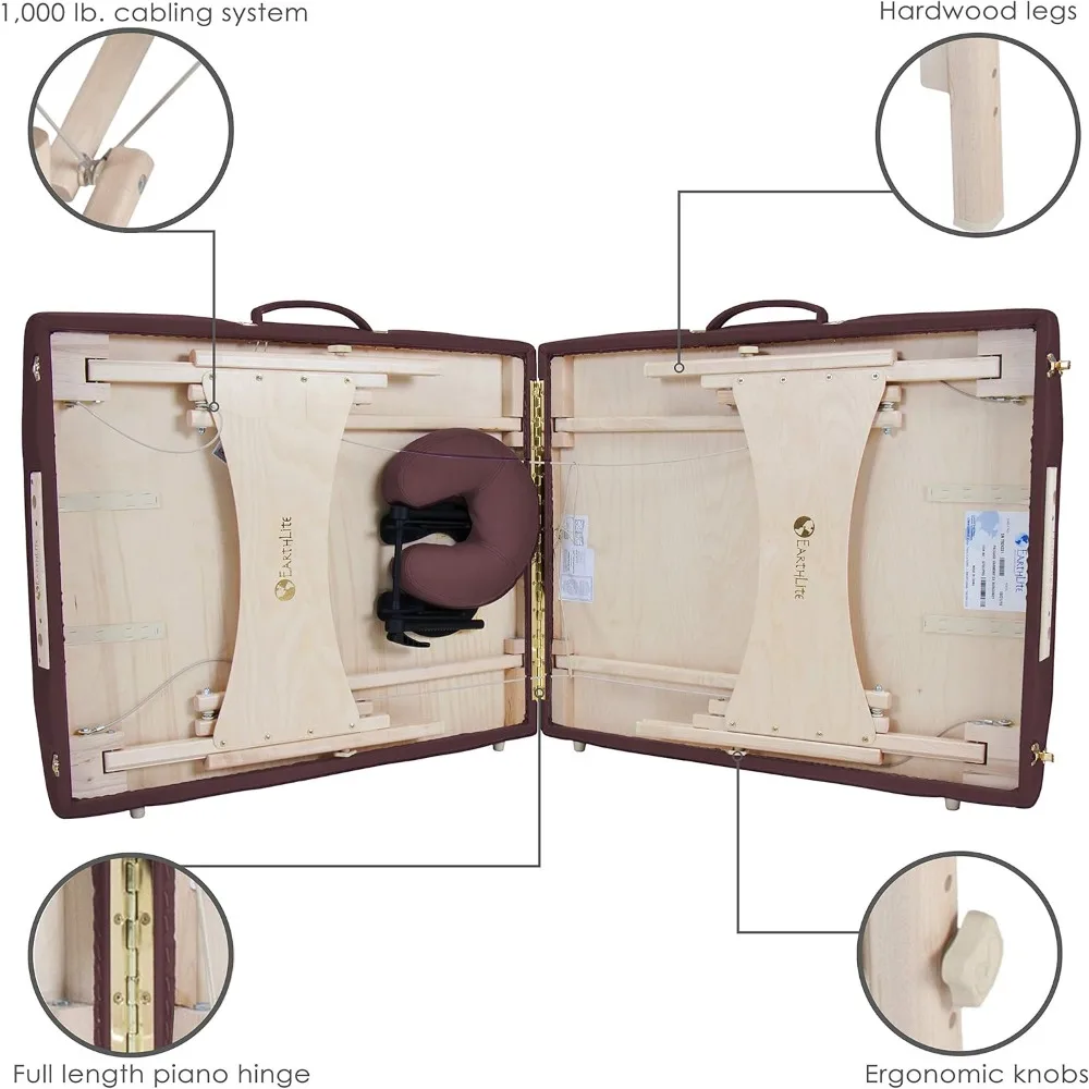 

Portable Massage Table – Foldable Physiotherapy/Treatment/Stretching Table, Eco-Friendly Design