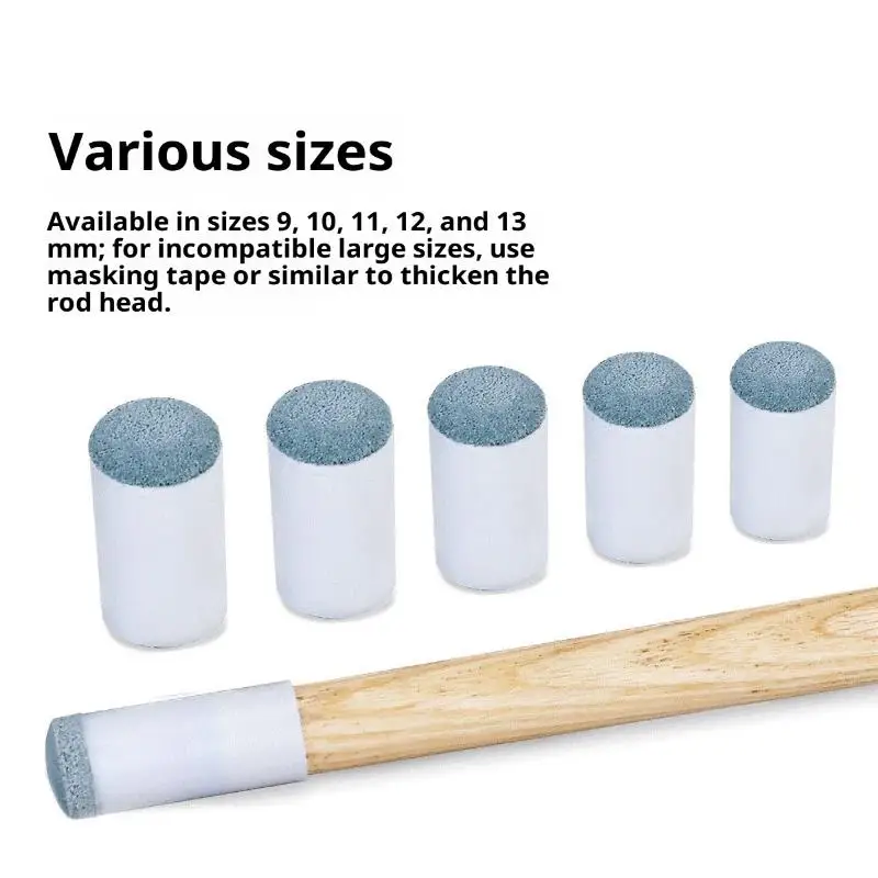 

10Pcs 9/10/11/12/13mm Plastic Billiard Cue Spout Head Protector Pool Recreational Replacement Billiard Snooker Accessories