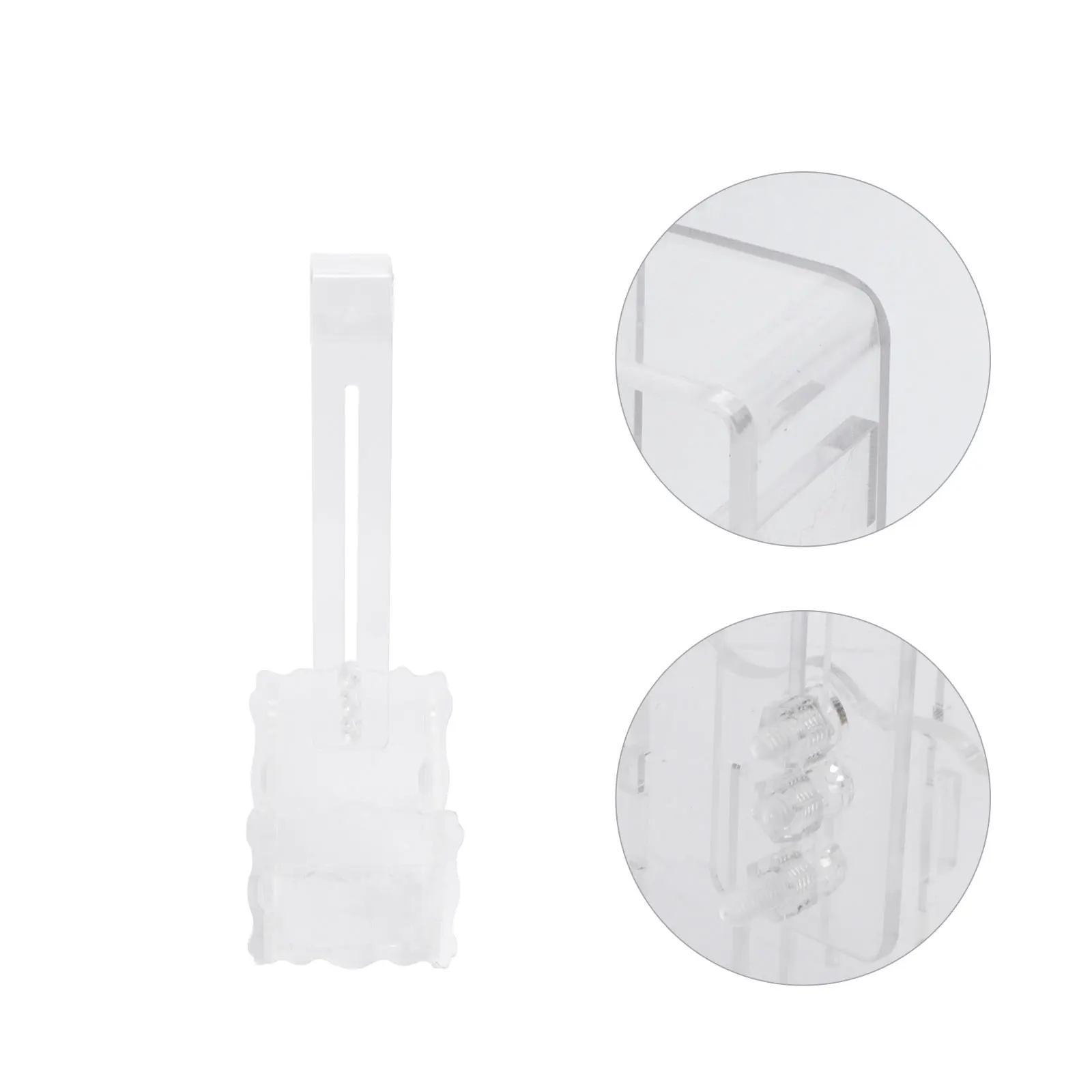 

Fish Tank Plant Holder Acrylic Material Unique Design Suitable Home Hotel Aquarium Park Gift Raiser Hook Type Small Size