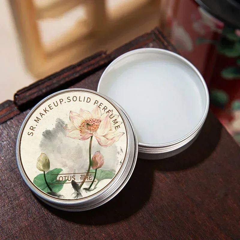 Women Solid Perfume Portable Solid Balm Long-lasting Fragrances Fresh and Elegant Female Solid Perfumes Body Aroma Deodorant