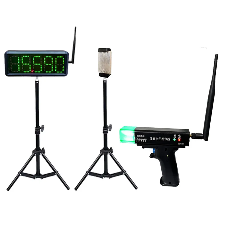 Letter Large Green Light Emitting Diode Race Timer Clock Timer for Semi-Outdoor/Outdoor Running Event Race Timer - zdjęcie 1