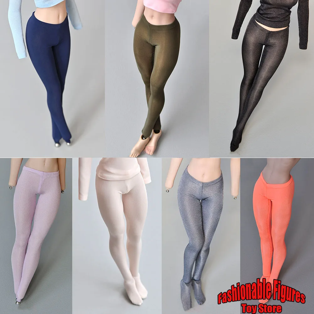 1/6 Female Soldier Pantyhose Stockings Elastic Slim Leggings Clothes Accessory For 12Inch PH Tbleague Action Figure Body