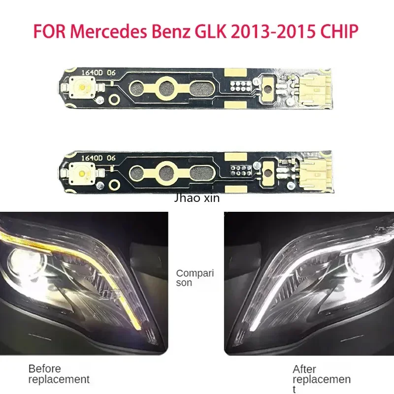 White Angel Eyes for Mercedes Benz GLK 2013-2015 Car HeadAngel Eyess DRL Chip Ballast Chip Circuit Board Angel Eyes Source Board