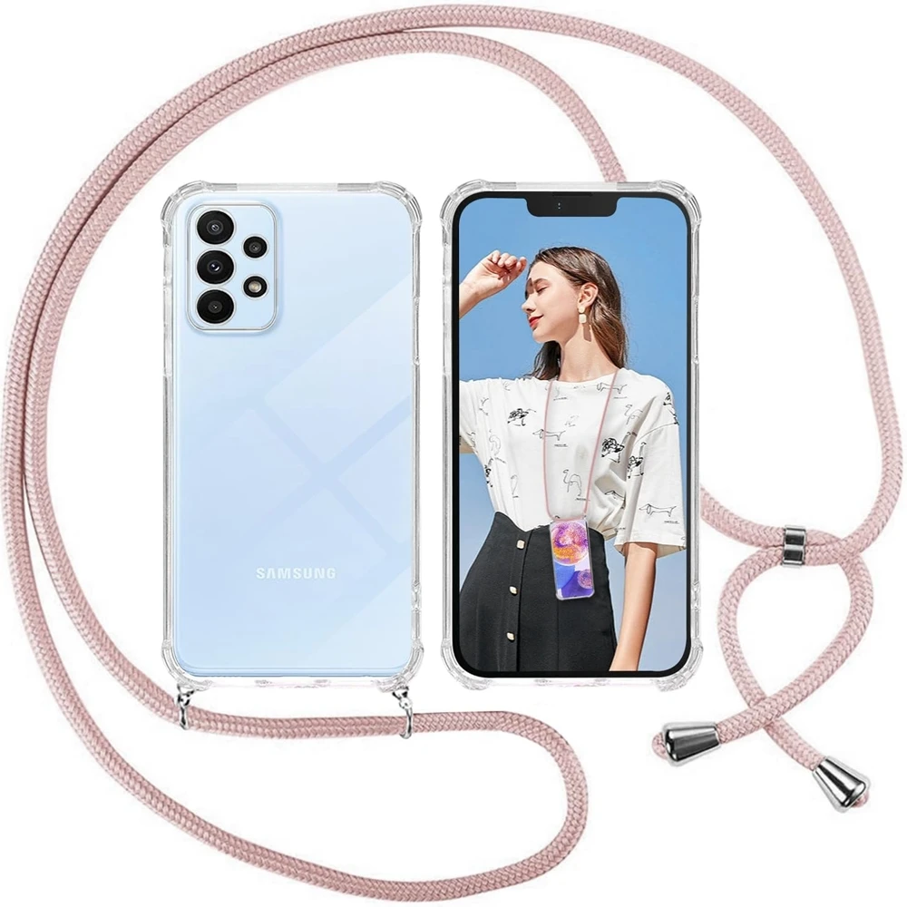 Adjustable Lanyard Case For Samsung Galaxy A10 A20 A30 A40 A50 A60 A70 A80 A90 S E F41 F22 F42 F62 F23 F04 F14 F54 F55 5G Cover