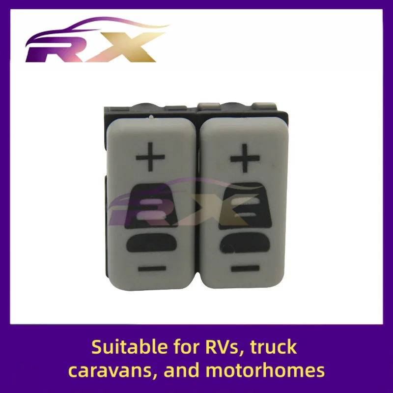 مناسبة لمقعد الطيران RV Caravan Motorhome Grammer 90.3 مفتاح تعديل دعم الخصر المزدوج، وسادة هوائية بمسند الظهر 9104638