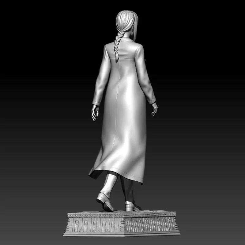 1/24  1/18  Resin Model Kit  Cartoon Girl  Figurine Unpainted No Color RW-1395 image 2