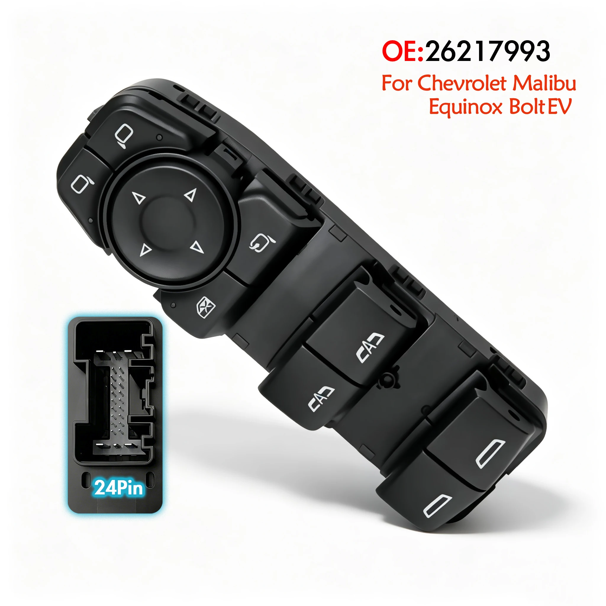26217993 For Chevrolet Malibu Equinox Bolt Buick lacrosse,Front Left Electric Main Power Window Switch Lifter Control Button