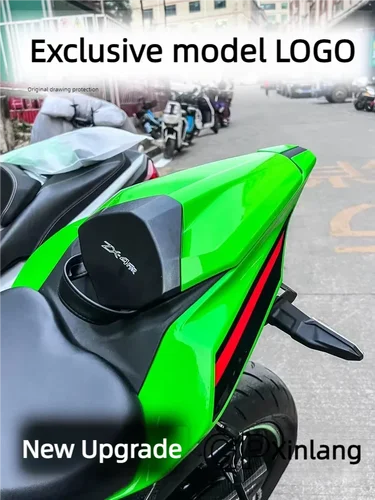 Imagen 2 del producto Para nueva funda de asiento de Pilar Ninja ZX25R ZX4RR ZX4R 2023 + accesorios de motocicleta funda de asiento de Pilar de pasajero accesorios Ninja ZX4RR