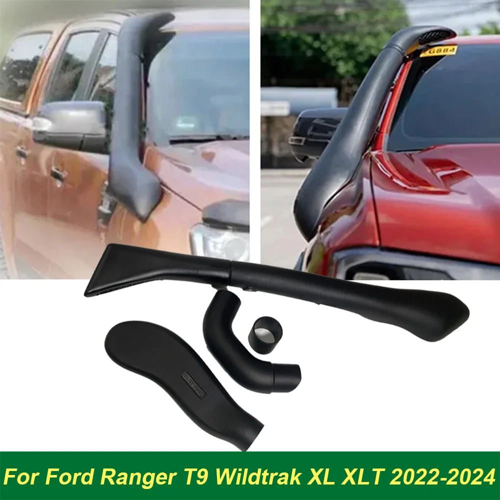 Kit de Snorkel de Admisión de Aire para Ford Ranger Next Gen T9 Wildtrak XL XLT 2022-2024 4x4 Pickup, Sistema de Admisión de Flujo de Aire
