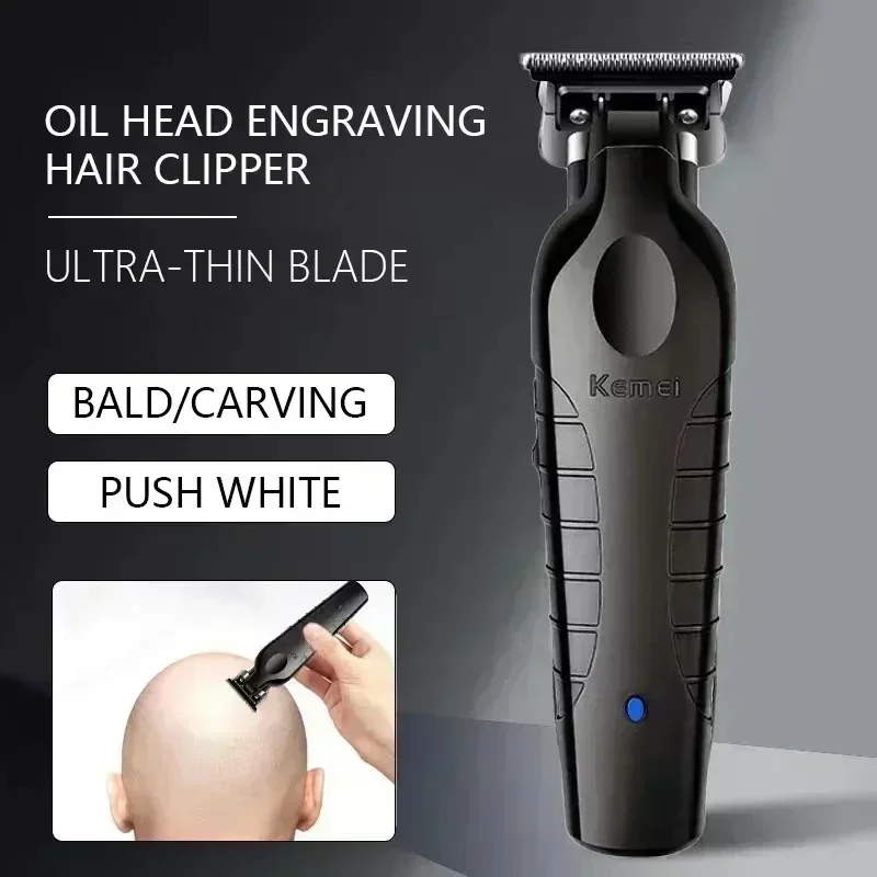 Shaving head hair clipper household hair salon shop special oil head push white electric push cut hair adult household electric