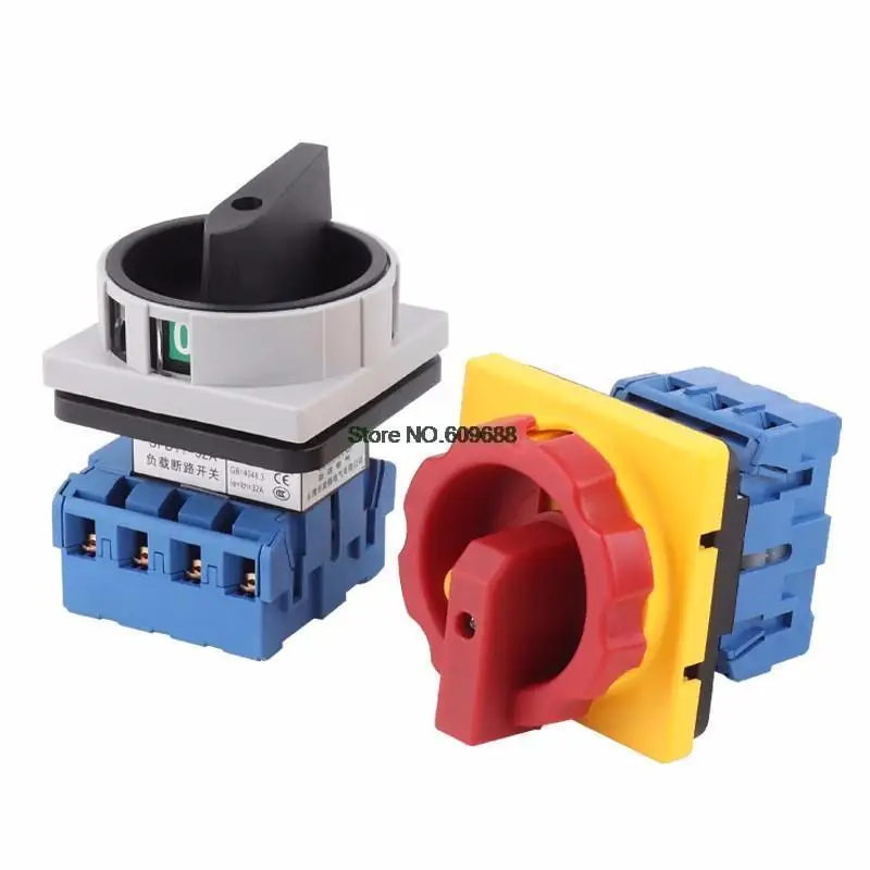 Universal Conversion Switch LW30-25A 125A Cam Changeover Switch Rotary Switch Load break Power Off Cut SFD11-32 LW30 SFD11