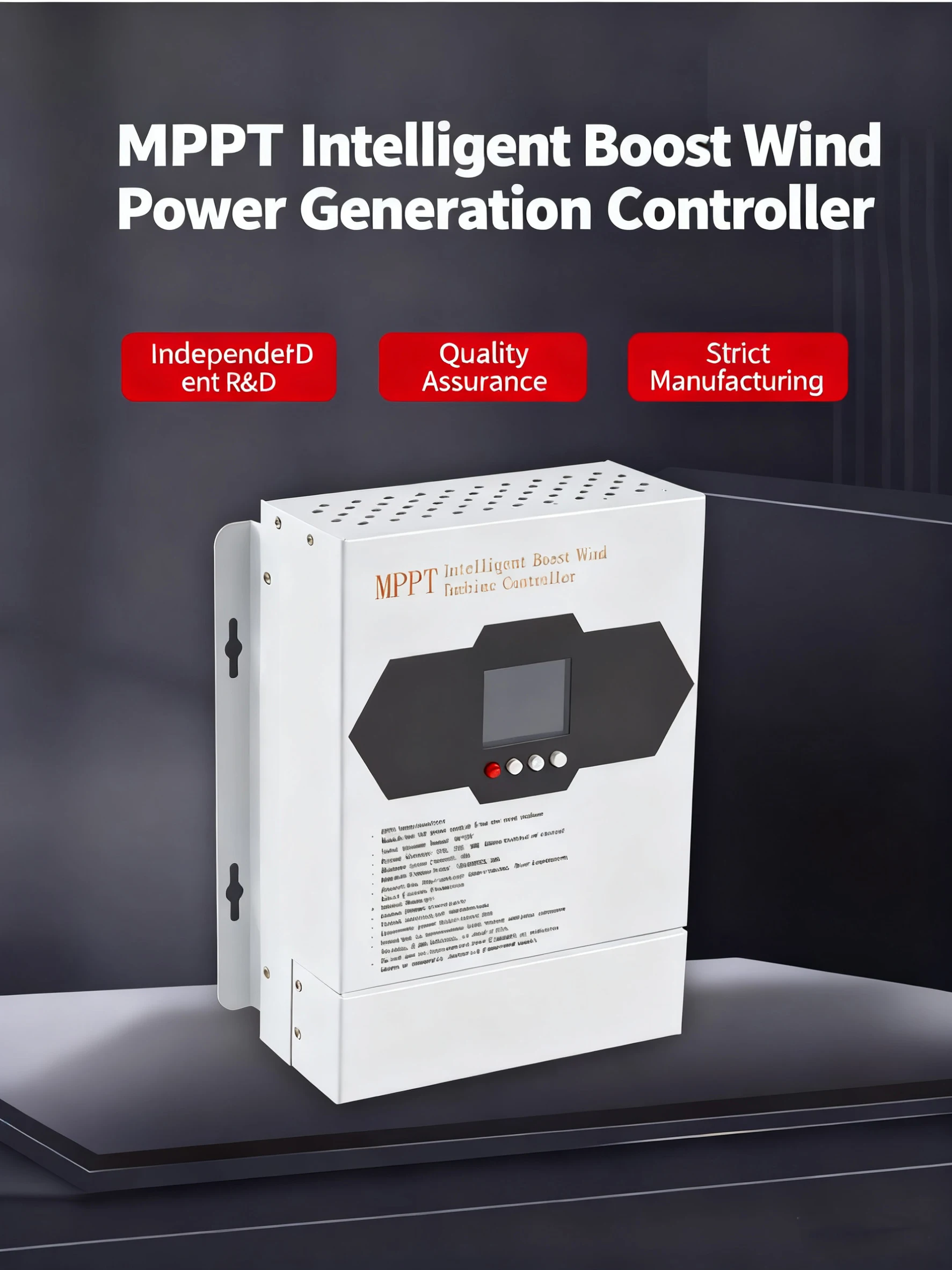 جهاز التحكم بالشحن بالطاقة الشمسية MPPT 60 أمبير، منظم شحن بطارية الرياح 12 فولت 24 فولت 48 فولت، بحد أقصى PV 100VDC