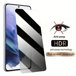 Protector de pantalla antiespionaje para Samsung Galaxy, vidrio de privacidad, cubierta completa, S23, S22, S21 Plus, 2 uds.