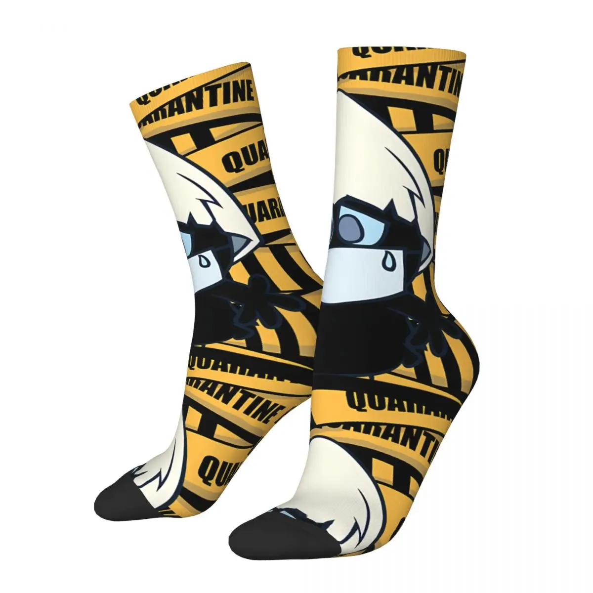 Happy Funny Men's compression Socks Beautiful Retro Harajuku Calimero Hip Hop Novelty Pattern Crew Crazy Sock Gift Printed