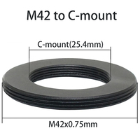 M42 to RMS M42 to C-mount Adapter Ring Microscope Objective M32 M27 M40 M18 M25 M26 M32.5 M24 RMS Ring Adapter