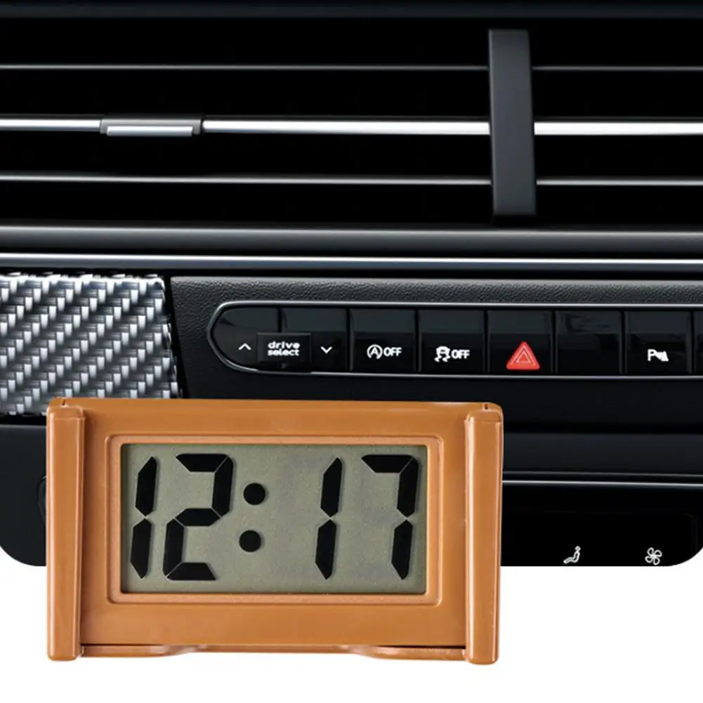Self-Adhesive Car Digital Clock Dashboard Time Display, Simple Electronic Accessories