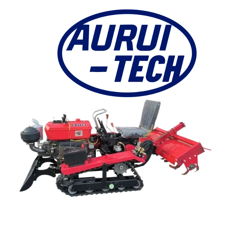 

Multifunctional mini Agricultural Diesel Rotary Tiller Cultivator Crawler Tractor Factory Supply