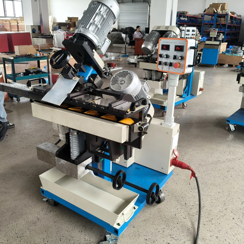 New Arrives BC-100KS 380V 6.52kW Automatic Plate Beveling Chamfering Machine with Double Bevel for Metal Workpiece