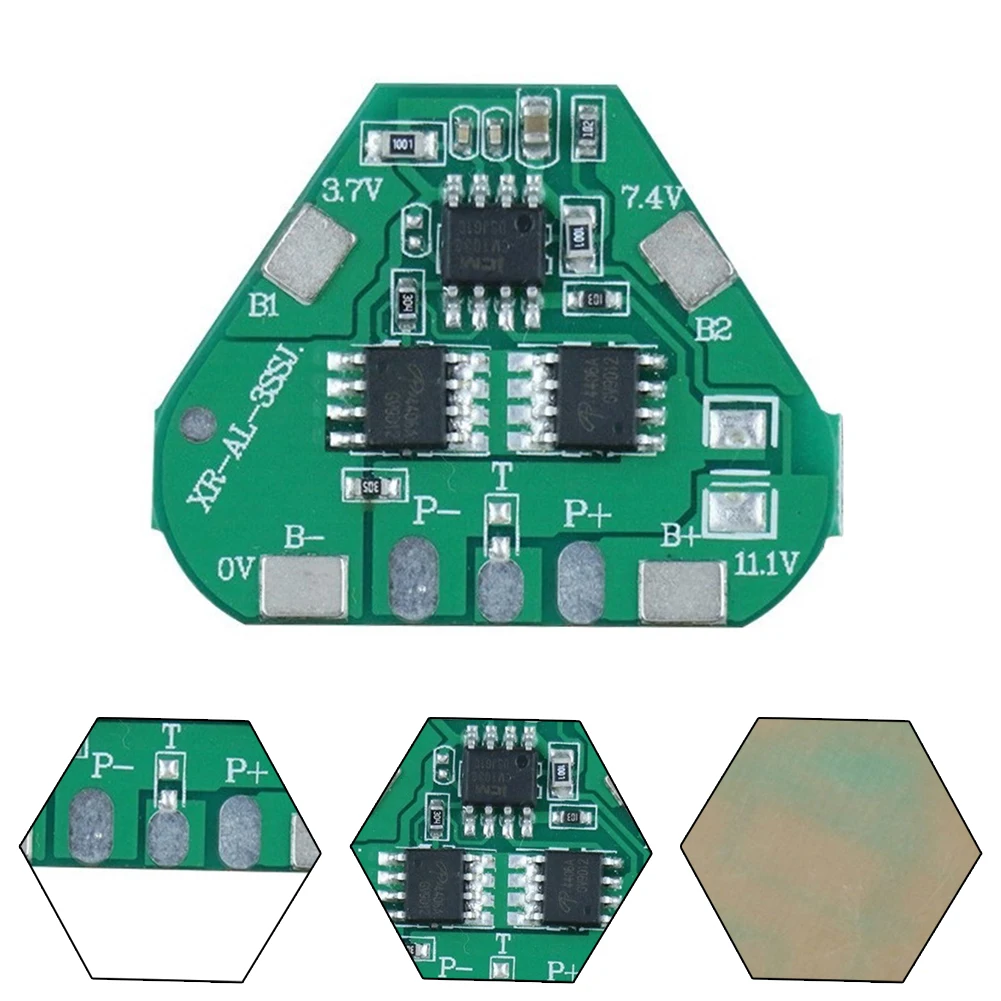 3S 5A 11 1V 12 6V Lithium Battery Charger Board for 3S Li ion Battery Packs with Power Bank Charging and Safety Features