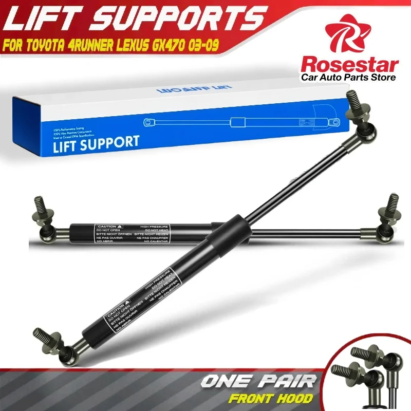 

Front Hood Lift Supports Shock Strut for Lexus GX470 Toyota 4Runner 2003-2009 6228, 5344069055, 5345069055, 5345039225, 036100