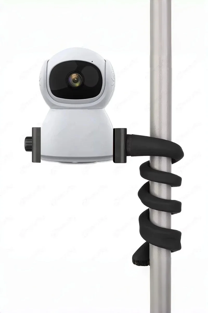 

Универсальный кронштейн для радионяни, многофункциональный держатель для камеры, винт 1/4, гибкий зажим для шланга, монтажная подставка для телефона видеонаблюдения