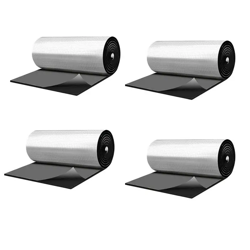 Heat Sound Deadening Insulation Mat Deadener Pad Car Auto Exhaust Muffler Hood Door Noise Control 50x200cm 5/10/15/20mm