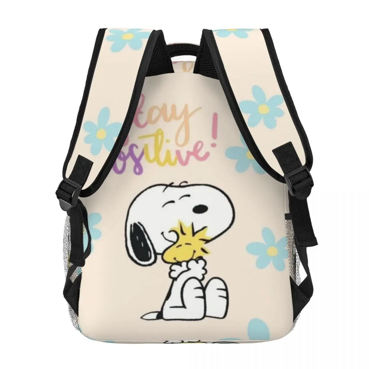 Snoopy-mochila impermeable de gran capacidad para niños y niñas, mochila ligera para estudiantes, 17 pulgadas