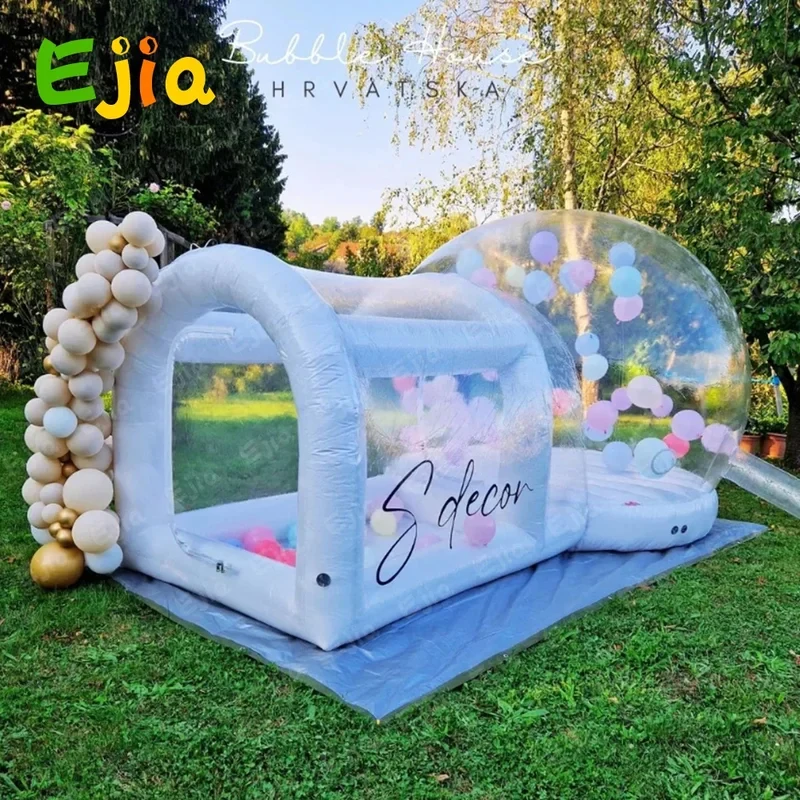 

(Sea shipping) Custom Large 4m/13ft Inflatable Trampoline Jumping Bubble House Kids Party Balloons Bubble Tent With Air Blower F