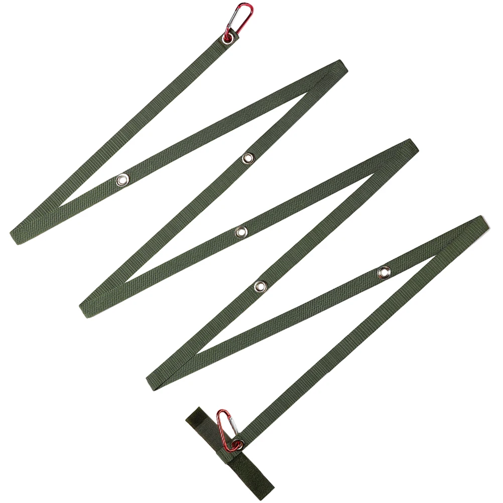 

1Set Practical Tent Extend Strap Windproof Camping Lanyard for Indoor Outdoor Use Lightweight Portable Hanger for Tents