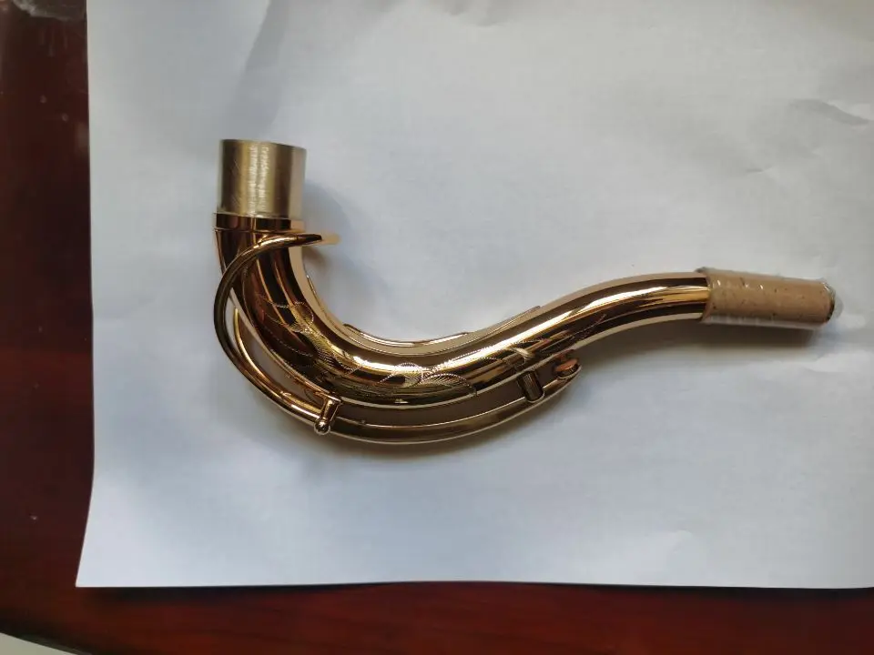 رقبة ساكسفون تينور من النحاس الألماني المطلي بالذهب من Pro Eastern Music SBA