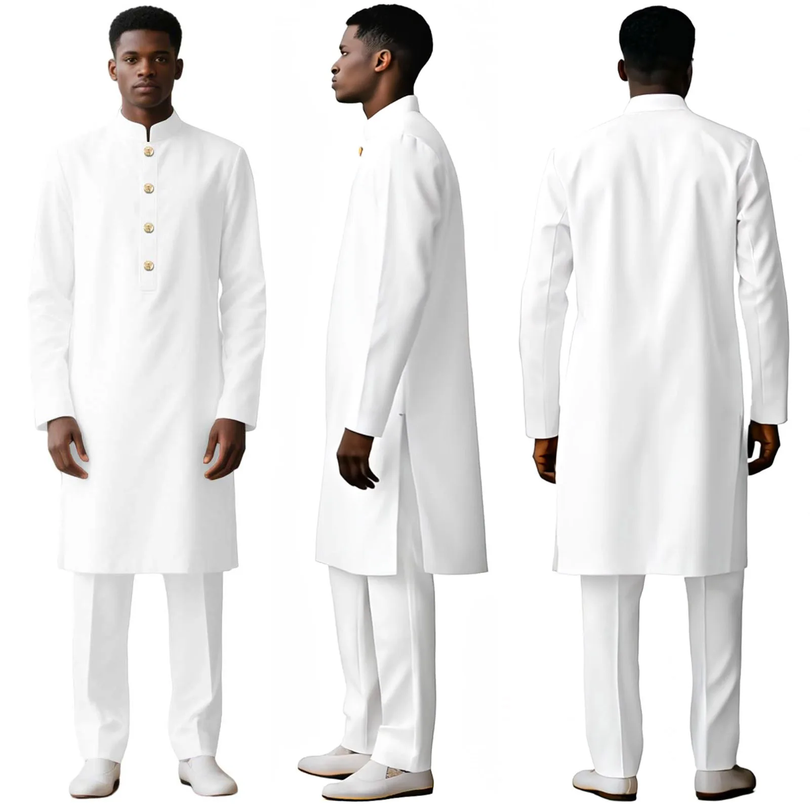 

DBQ Africa Мужской костюм Slim Fit, комплект из 2 предметов, однобортный деловой костюм, пиджак + узкие брюки для свадьбы, одежда Анкара