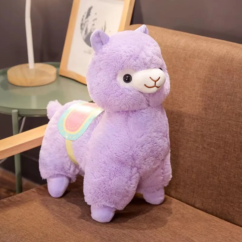 35/50CM lindo juguete de peluche de Alpaca animales suaves de peluche Alpacasso Alpaca Llama muñecas juguetes de peluche almohada para niños regalo de cumpleaños