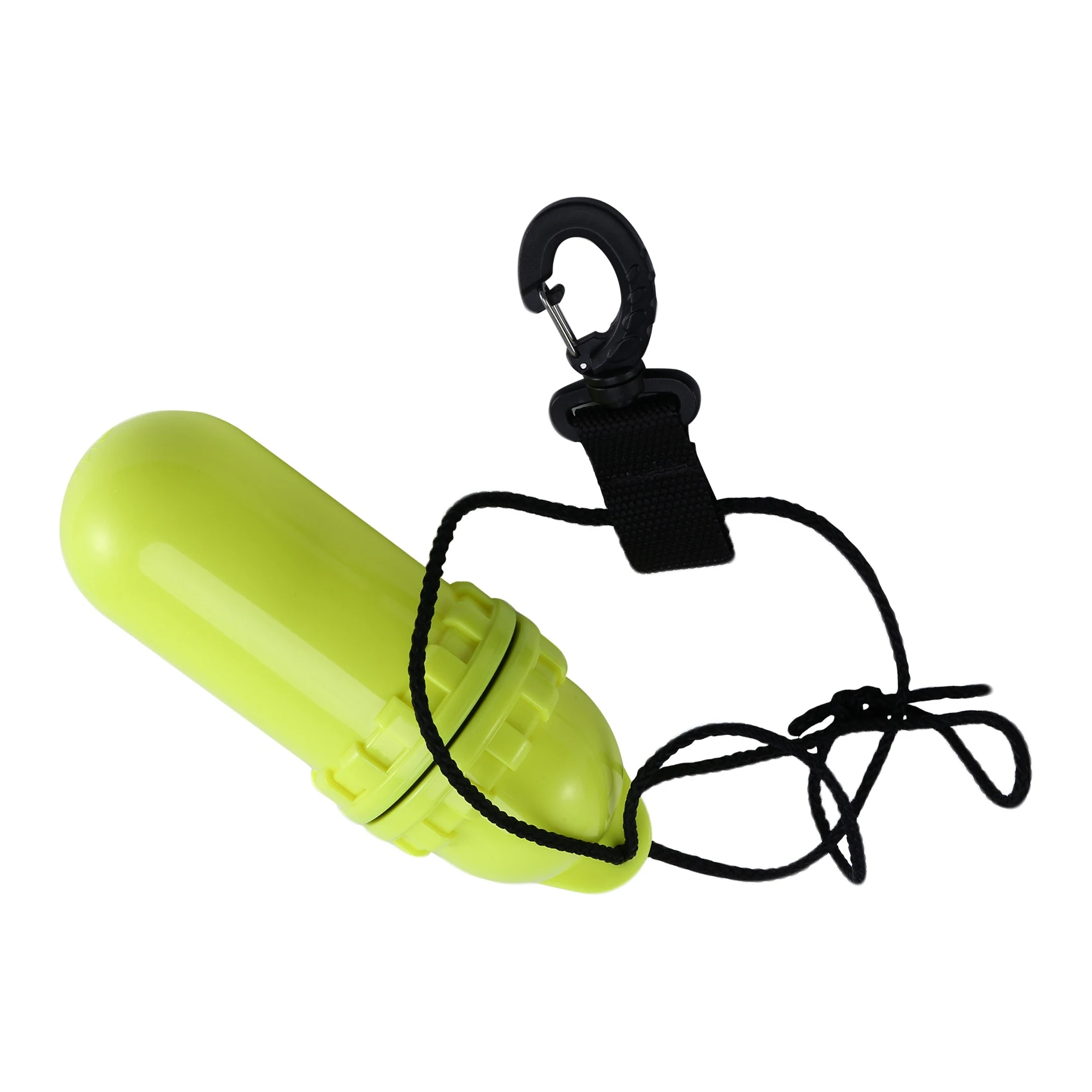 Caiaque mergulho caixa seca mergulho snorkeling caixa seca cilíndrica à prova dwaterproof água com clipe com gancho de pressão e corda de suspensão rica
