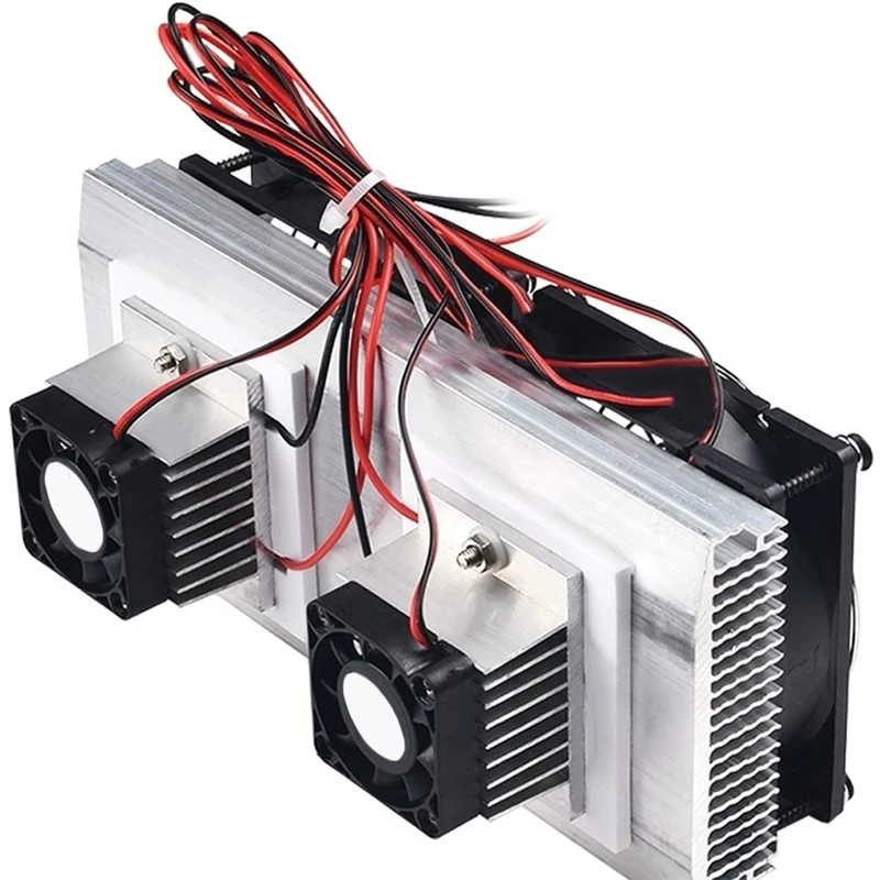 [NEW!A38F】 Mini Air Conditioner 12V DIY Thermoelectric Electronic Cooling Refrigeration Cooling System Heat Sink Conduction
