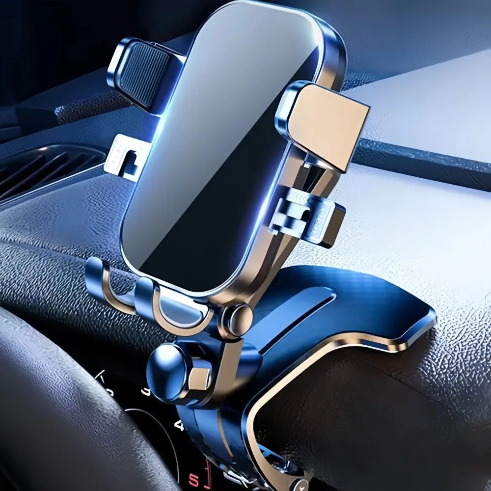 

1PC 4-7 Inch Smartphones Car Dashboard Mobile Phone Holder 360 Degree Rotation Universal Dash Clip Cellphone Mount Car Bracket