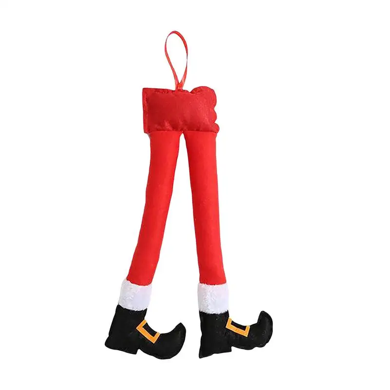 Christmas Car Decorations Legs Car Trunk Santa Claus Legs Pendant Decorations Christmas Car Auto Costume Decoration for