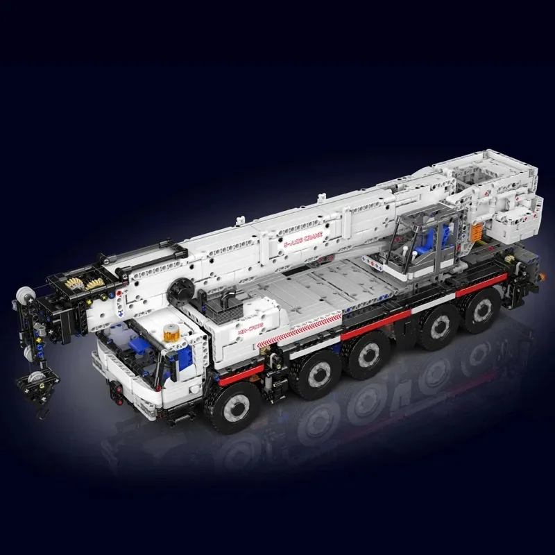 

Mould King 17075 LTM1110 Mobile Crane 1366PCS RC Truck Model Assembly Bricks Remote Control Vehicle MOC DIY Boys Holiday Gifts