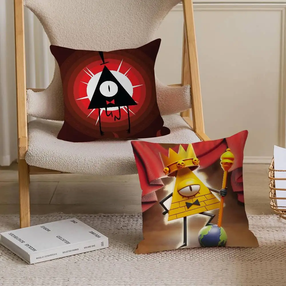 الكرتون B-Bill التشفير وسادة الهدايا أثاث المكاتب المنزلية غرفة نوم أريكة غطاء وسادة السيارة 45x45 سنتيمتر #1